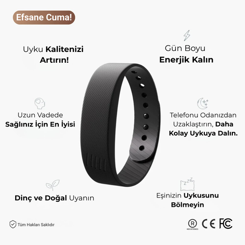 UyanFit® Titreşimli Alarm Bilekliği