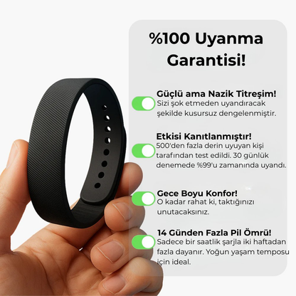 UyanFit® Titreşimli Alarm Bilekliği