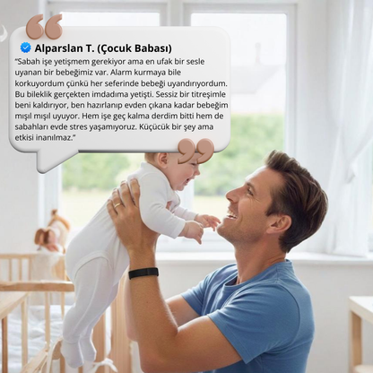 UyanFit® Titreşimli Alarm Bilekliği