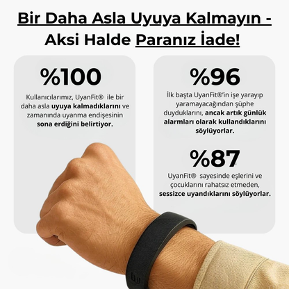 UyanFit® Titreşimli Alarm Bilekliği